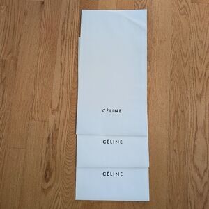x3 CÉLINE Paper Gift Packing Sleeves